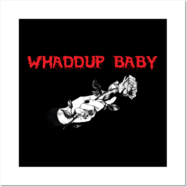 Corpse Husband Whaddup Baby Wall Art by yevomoine